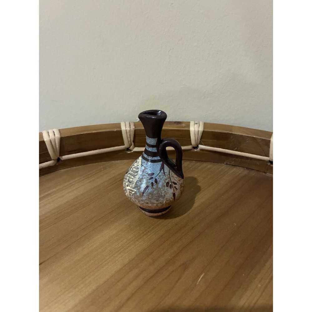 Ancient Greek  Miniature Replica Amphora Vessel 2.75"